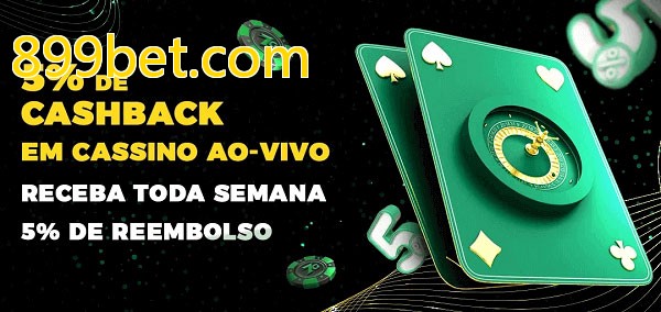 Promoções do cassino ao Vivo 899bet.com